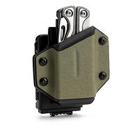 TACTICAL GEEK Fondina in kydex per LEATHERMAN multiutensile, con tensione regolabile, fodero in nylon K con morsetto, Adatto alla maggior parte dei multiutensili