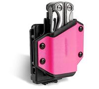 TACTICAL GEEK Kydex Holster für LEATHERMAN Multitool, mit Einstellbare Spannung, Passend für die meisten Multitool Gürtelbreiten, Nylon K Scheide Clamp Taille zurück Gürtelclip Taille Clip Kits