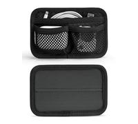 TACTICAL GEEK TCM3 Mini EDC Organizer Board, Accessori Zaino Con Tasca Aperta & Tasca A Rete, Pannello Inserimento Borsa Utility Con Gancio E Passante Modulare Per Uso Quotidiano, Nero