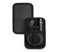 TACTICAL GEEK TCM4 Mini EDC Organizer Board, Accessori Zaino Con Pannello Posteriore Liscio Gancio, Pannello Inserto Borsa Admin Utility, Organizzatore Modulare Con Tasca Aperta & Tasca A Rete, Nero