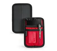 TACTICAL_GEEK TCM4 Mini EDC Organizer Board, Accessori Zaino Con Pannello Posteriore Liscio Gancio, Pannello Inserto Borsa Admin Utility, Organizzatore Modulare Con Tasca Aperta & Tasca A Rete, Rosso