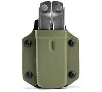 TACTICAL GEEK TGCode G9 Fodero Multi-Tool per LEATHERMAN REBAR, Fondina in Materiale Kydex, Porta Multi-Tool Regolabile in Spessore con Clip Posteriore per Cintura, Multi-Tool non Incluso, Verde