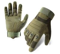 Tactical Gloves Guanti da ciclismo da uomo a dita intere, guanti tattici per esercito, combattimento militare, softair, sport all'aria aperta, ciclismo, paintball, caccia