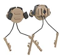 Tactical Helmet ARC Rail Adapter Sospensione Cuffie Staffa Tactical Casco auricolare staffa per Tactical pickup auricolare