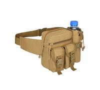 Tacticala Marsupio con portabottiglie d'acqua Borsa da trasporto a mano Marsupio per Escursionismo Campeggio Equitazione Pesca Multifunzionale con Portabottiglie Pack Tattici, Colore: fango., Taglia
