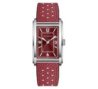 TACTO Specht & Söhne - Orologio da uomo al quarzo, 28 mm, in acciaio inossidabile 316L, con rivestimento in vetro zaffiro AR, impermeabile fino a 50 m, Rosso vinaccia