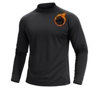 TACVASEN Maglia Uomo Manica Lunga Pullover in Pile Maglia Collo Alto Uomo | Magliette a Maniche Lunghe, Lupetto Dolcevita