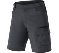 TACVASEN Uomo Pantaloncini Cargo da Arrampicata ad Asciugatura Rapida con Multi Tasche, Grigio Scuro, 40