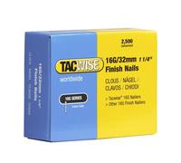 Tacwise 0294 Chiodi di Finitura Galvanizzati Tipo 16G / 32 mm, Confezione da 2500