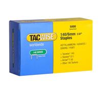 Tacwise 0340 Punti Galvanizzati Professionali Tipo 140/6mm, Confezione da 5000