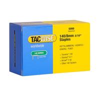 Tacwise 0341 Punti Galvanizzati Professionali Tipo 140/8mm, Confezione da 5000