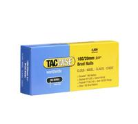 Tacwise 0395 Chiodi Brad Galvanizzati Tipo 18G / 20 mm, Confezione da 5000