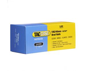 Tacwise 0400 Chiodi Brad Galvanizzati Tipo 18G / 40 mm, Confezione da 5000
