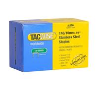 Tacwise 0477 Punti in Acciaio Inox Professionali, Tipo 140/10 mm, 5000 Punti