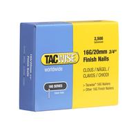 Tacwise 0665 Chiodi di Finitura Galvanizzati Tipo 16G / 20 mm, Confezione da 2500