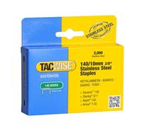 Tacwise Punti TAC1217 Tipo 140/10 mm Acciaio Inox Professionali – Confezione 2000