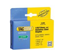 Tacwise 140 Acciaio Inox Graffette 10mm (Confezione 2000) TAC1217