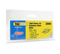 Tacwise 1509 Chiodi Brad 18G Acciaio Inossidabile Tipo 180/15 mm, Confezione da 1000