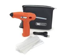 Tacwise 1559 H4-7 Pistola per Colla a Caldo a Batteria da 4V, Kit | Include 30 Bastoncini di Colla e Borsa in Neoprene