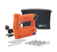 Tacwise 1586 140-180EL Graffatrice/Chiodatrice a Batteria da 12V con Borsa in Neoprene, 200 Punti e 200 Chiodi, Utilizza Punti di Tipo 140 e Chiodi di Tipo 180