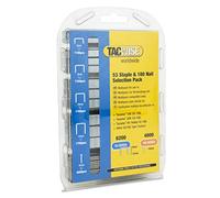 Tacwise 1628 Selezione di Punti di Tipo 53 in Diverse Dimensioni e Chiodi di Tipo 180 (18G) / 10 mm, Zincato, Confezione da 6200 Punti e 4000 Chiodi