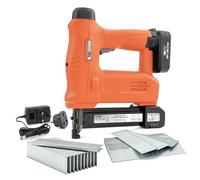 Tacwise 1701 Master Nailer 191 Graffatrice Chiodatrice a Batteria 20V | Include 1000 Punti tipo 91 / 25 mm, 2000 Chiodi 18G / 32 mm e Custodia da Trasporto