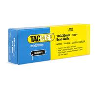 Tacwise 1709 Chiodi Brad Galvanizzati Tipo 18G / 20 mm Confezione da 4000