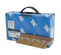Tacwise 1721 Chiodi Inclinati a 34° 3,1/65 mm, Zincati Extra con Testa a ‘D’, Gambo Anellato, Fascicolati con Carta, Confezione da 1600