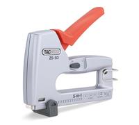 Tacwise 1748 Z5-53 Graffatrice/Chiodatrice 5 in 1 Professionale in Metallo, Utilizza Punti di Tipo 13 53 e 71, Chiodi di Tipo 18G e Chiodi Senza Testa 180