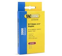Tacwise 1758 Punti a Corona Stretta Galvanizzati 91/14 mm, 2000 Punti