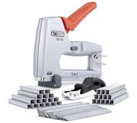 Tacwise 1765 Z5-53 Graffatrice/Chiodatrice 5 in 1 Professionale in Metallo con 4000 Punti, 2000 Chiodi e Levapunti, Utilizza Punti di Tipo 13 53 e 71, Chiodi di Tipo 18G e Chiodi Senza Testa 180