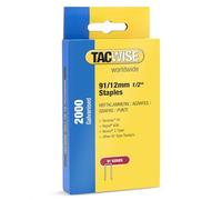 Tacwise 1782 Punti a Corona Stretta Galvanizzati 91/12 mm, 2000 Punti