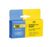Tacwise 53 Graffette Leggere 8Mm (Tipo JT21 A) (Confezione 2000) TAC0335