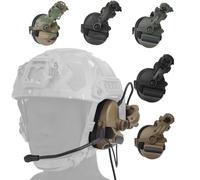 TACWJDM Cuffie Tattiche Elettroniche Cuffie Antirumore con Riduzione Attiva del Rumore E Pickup per Paintball Tiro A Segno Caccia, Protezione dell'Udito NRR 31 Db(Tan)