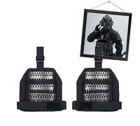 TACWJDM Tactical Shoulder Armor 2.0, Protezione Per Le Spalle In Stile Guerriero Medievale, Accessori Per Gilet Tattico, Per Cosplay Airsoft Paintball, Nylon
