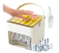 TADAYIM Vassoi per il ghiaccio per congelatore, stampi per ghiaccio riutilizzabili in silicone per uso alimentare, per ristoranti, frigoriferi, tè, cocktail, vino, whisky