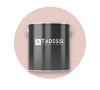 Tadessi Colore per interni rosa, pietra salmone, pittura da parete lavabile, opaca, a dispersione, inodore e privo di solventi, confezione da 1 litro