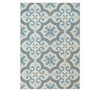 Tadi & Imperio1979 Tappeto in vinile idraulico, varie dimensioni, elegante, design e resistenza per il tuo spazio, cucina, soggiorno, pavimento in PVC (60 x 300 cm, stella blu)