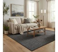 Tadi & Imperio1979 Tappeto ingresso interno ed esterno - Tappeto liscio senza pelo - Tappeto colore antracite - Tappeto camera da letto - Tappeto Terrazza - Tappeto Salone - Tappeto 120 x 170