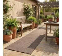 Tadi & Imperio1979 Tappeto Lungo Esterno - Tappeto Liscio - Tappeto Colore Taupe - Tappeto Terrazza - Tappeto Cucina - Tappeto Lungo Corridoio - Tappeto Soggiorno - Tappeto Ingresso - Tappeti 70x200