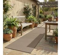 TADI & IMPERIO1979 Tappeto Piccolo Esterno Liscia Colore Ocra 50x100 Cm Per Terrazza Cucina Corridoio Soggiorno Ingresso Ufficio