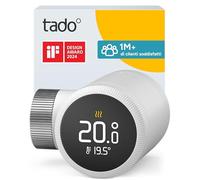 tado° Termostato Intelligente X | Controllo per app e Smart speaker (Alexa, Siri, Google Assistant), Controllo del riscaldamento, Installazione facile