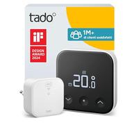 tado° termostato intelligente X - Starter Kit, termostato ambiente cablato e Bridge X, controllo del riscaldamento tramite app e smart speaker (Alexa, Siri, Google)
