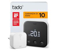 tado° termostato intelligente X - Starter Kit, termostato ambiente cablato e Bridge X, controllo del riscaldamento tramite app e smart speaker (Alexa, Siri, Google)