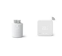 tado° Testa Termostatica Intelligente prodotto aggiuntivo per il controllo multi-stanz & Kit Base Termostato Intelligente, 1x Sensore di Temperatura Wireless