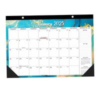 Tadoiooy Calendario della scrivania 2025-2026, 17x12 Calendario murale gennaio 2025-giugno 2026, 18 mensili con Date e Blocchi di Julian, impiccagione/Desktop per Home Office, Arredamento per la casa