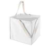 Tadoiooy Sagno organizzatore di gancere 14x14x14 2 vaso pieghevole con supporto per appendiabiti con maniglia per la casa e organizzazione, scaffali bianchi e sospesi