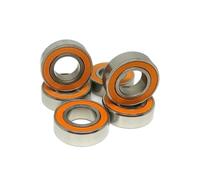 TADZKKIWM 10 Pezzi S688 2RS 8x16x5 mm Cuscinetto Ibrido in Acciaio Inossidabile 688 688RS S688RS ABEC-7 8 * 16 * 5 Strumento in Miniatura in Ceramica