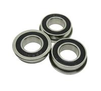 TADZKKIWM 10 Pezzi SF688 W6 2RS 8x16x6 mm Cuscinetto a Sfere flangiato in Acciaio Inossidabile 688 F688 F688W6 SF688W6 RS 8 * 16 * 6 Flangia in Miniatura