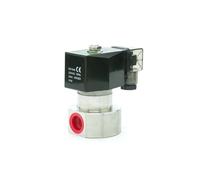 TADZKKIWM Elettrovalvola in Acciaio Inossidabile 304 normalmente Chiusa da 1/8" 1/4" 3/8" 1/2" 220 V CA CC 12 V/24 200 bar/100 Bar(220vac-200 Bar,3/8 inch)